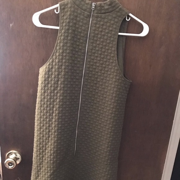 Dark Green Abercrombie and Fitch Skater Dress - Picture 7 of 8